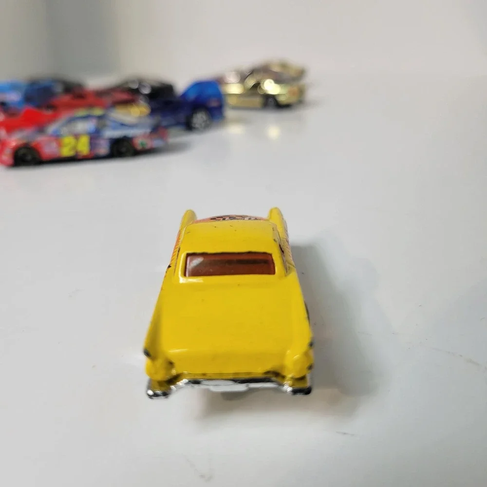 Hot Wheels 56 Ford T-Bird Tads Taxi Yellow‎ Diecast Car 1977 Vintage